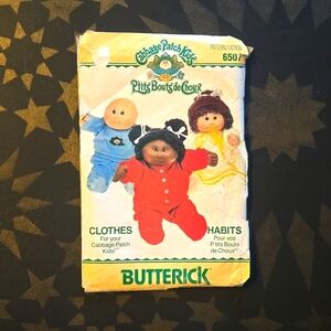 Cabbage Patch Kids clothing pattern